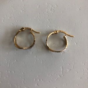 Gold earrings